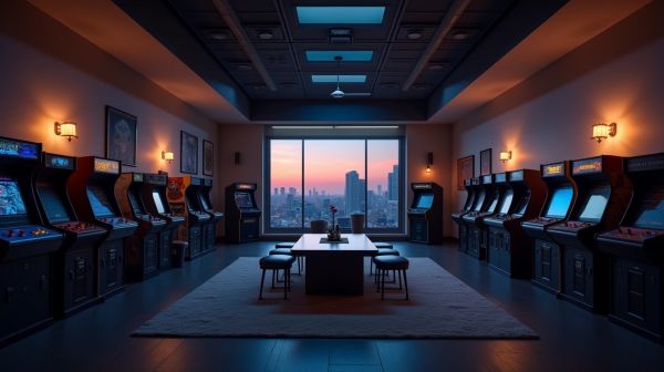 Quel espace pour créer votre salle d'arcade de rêve ?